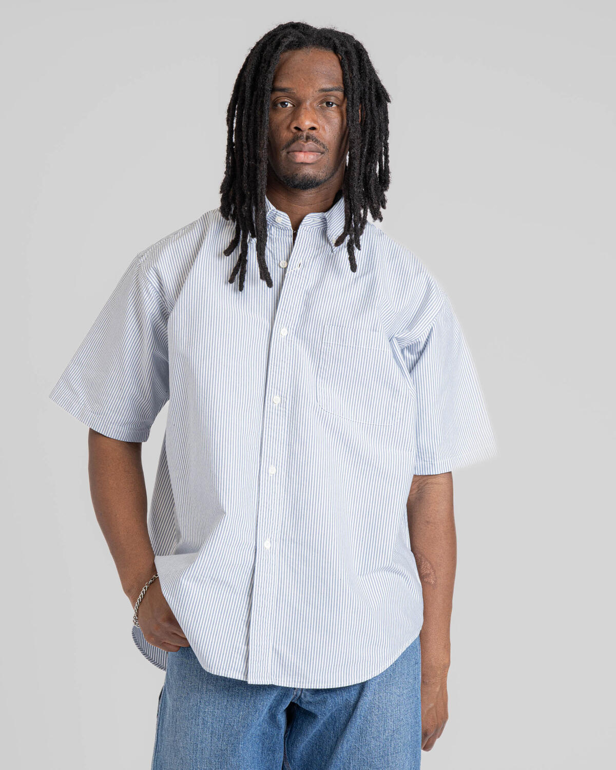 Beams EASY BD HALF SLEEVE SHIRT | 11010575301-90 | AFEW STORE